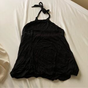 Black sleeveless halter top by h&M